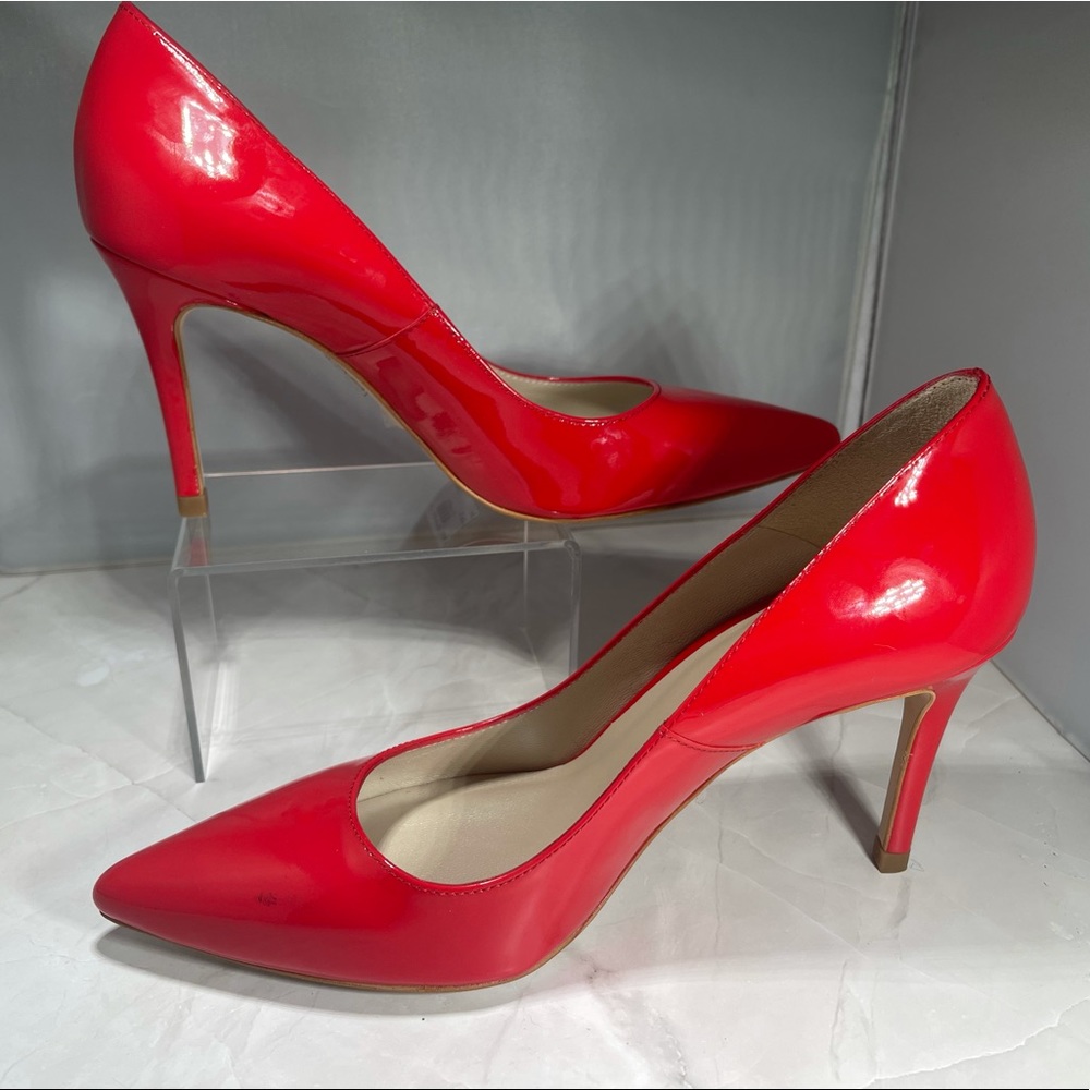 NWT Karen Millen Red Patent Pumps